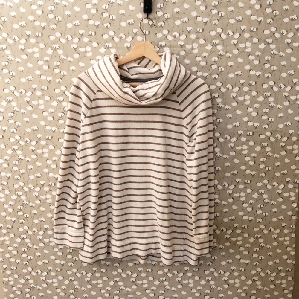 Lou & grey Striped turtle neck sweater